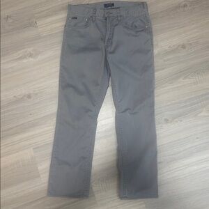Polo Ralph Lauren Grey Slim Straight Leg Chino Pants.  Sz 32X30